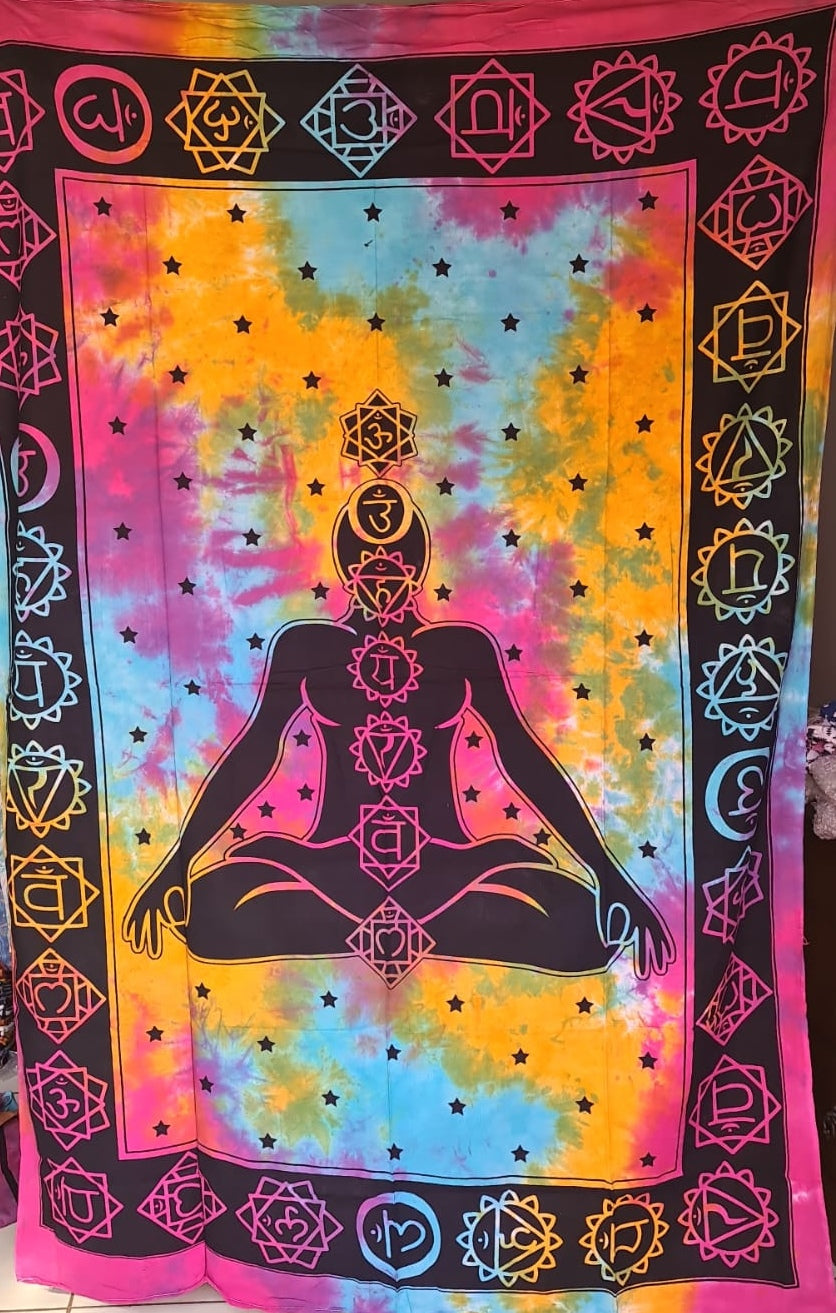 Meditating Chakra Tapestry (Single)