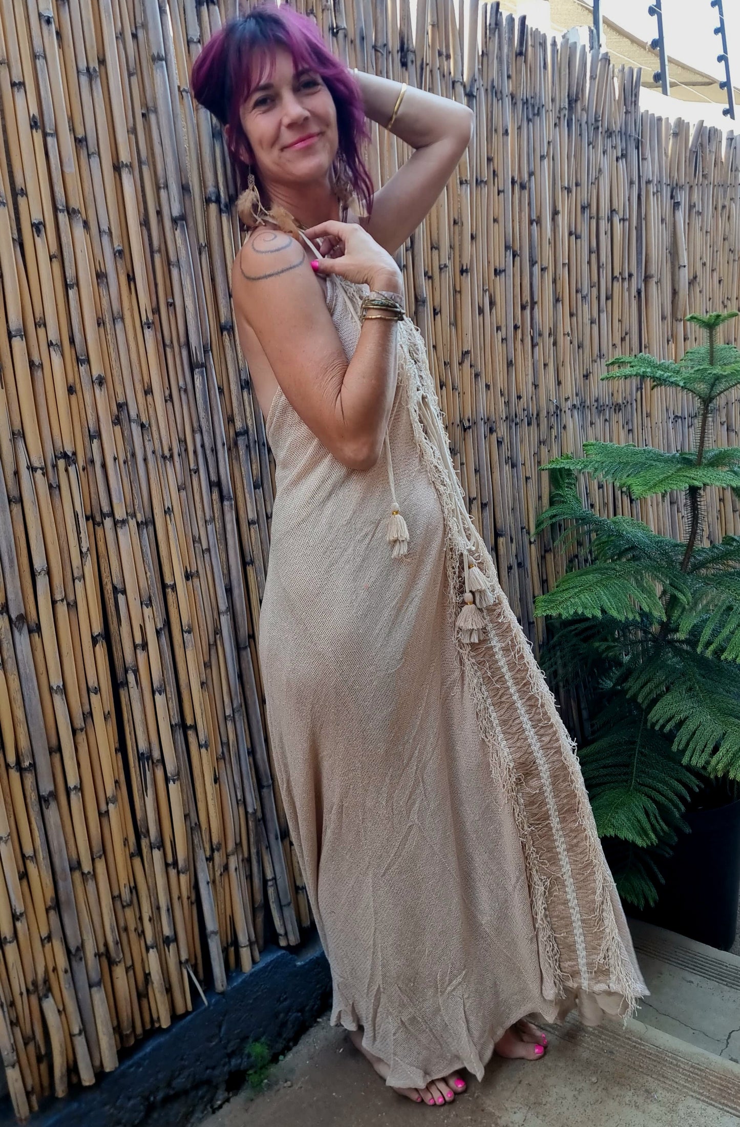 Diamond Shore Cotton/Hemp Dress