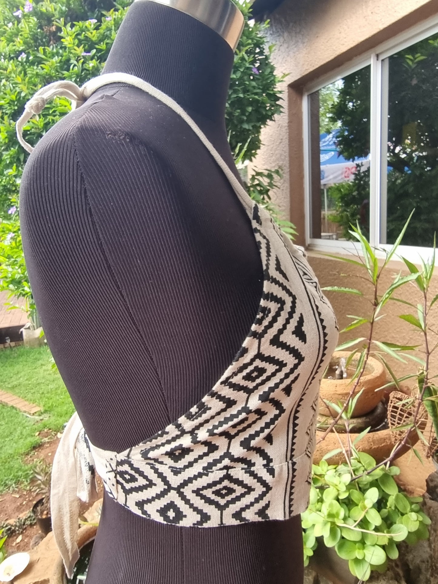 Cotton Block Print Top