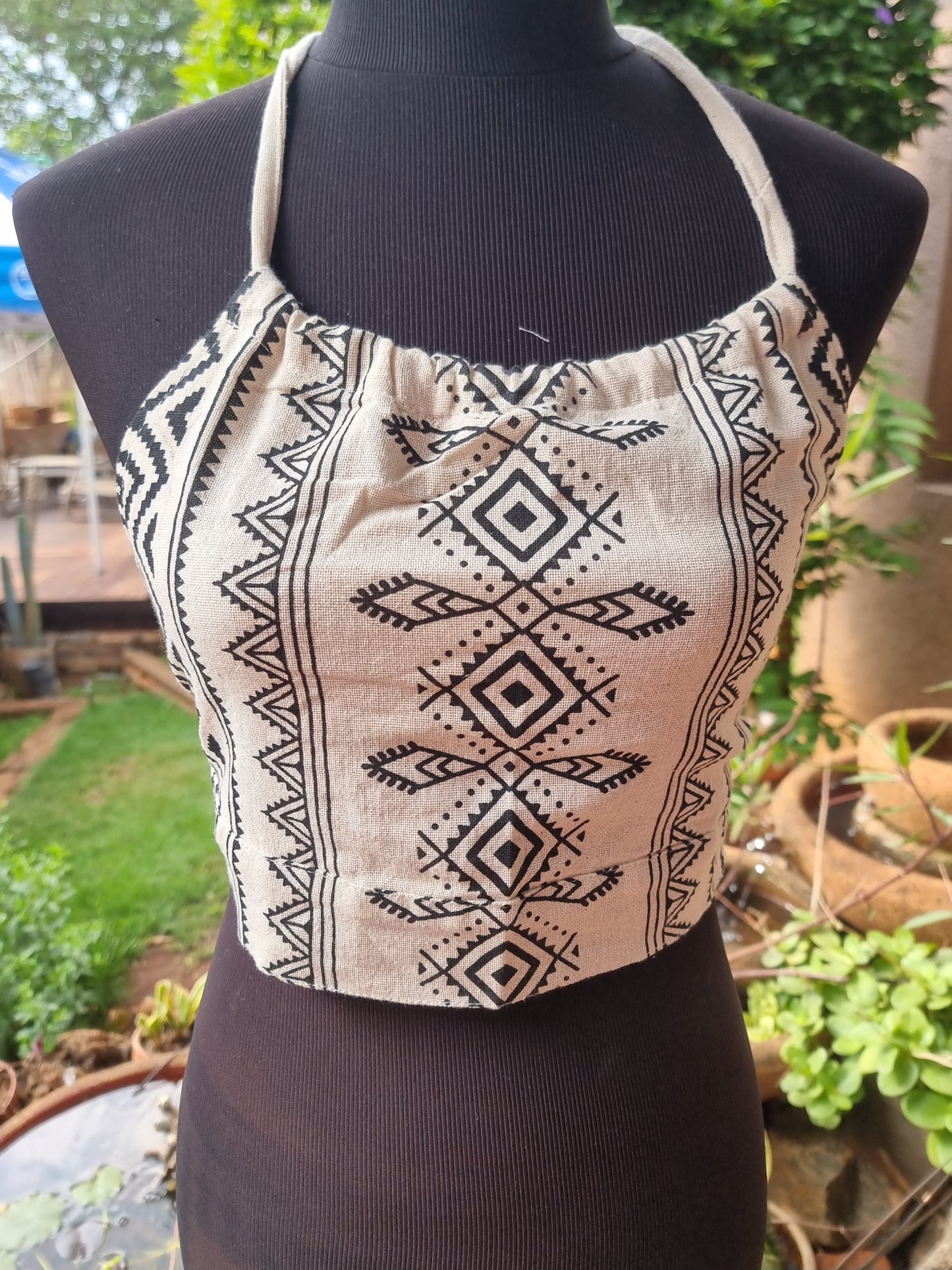 Cotton Block Print Top