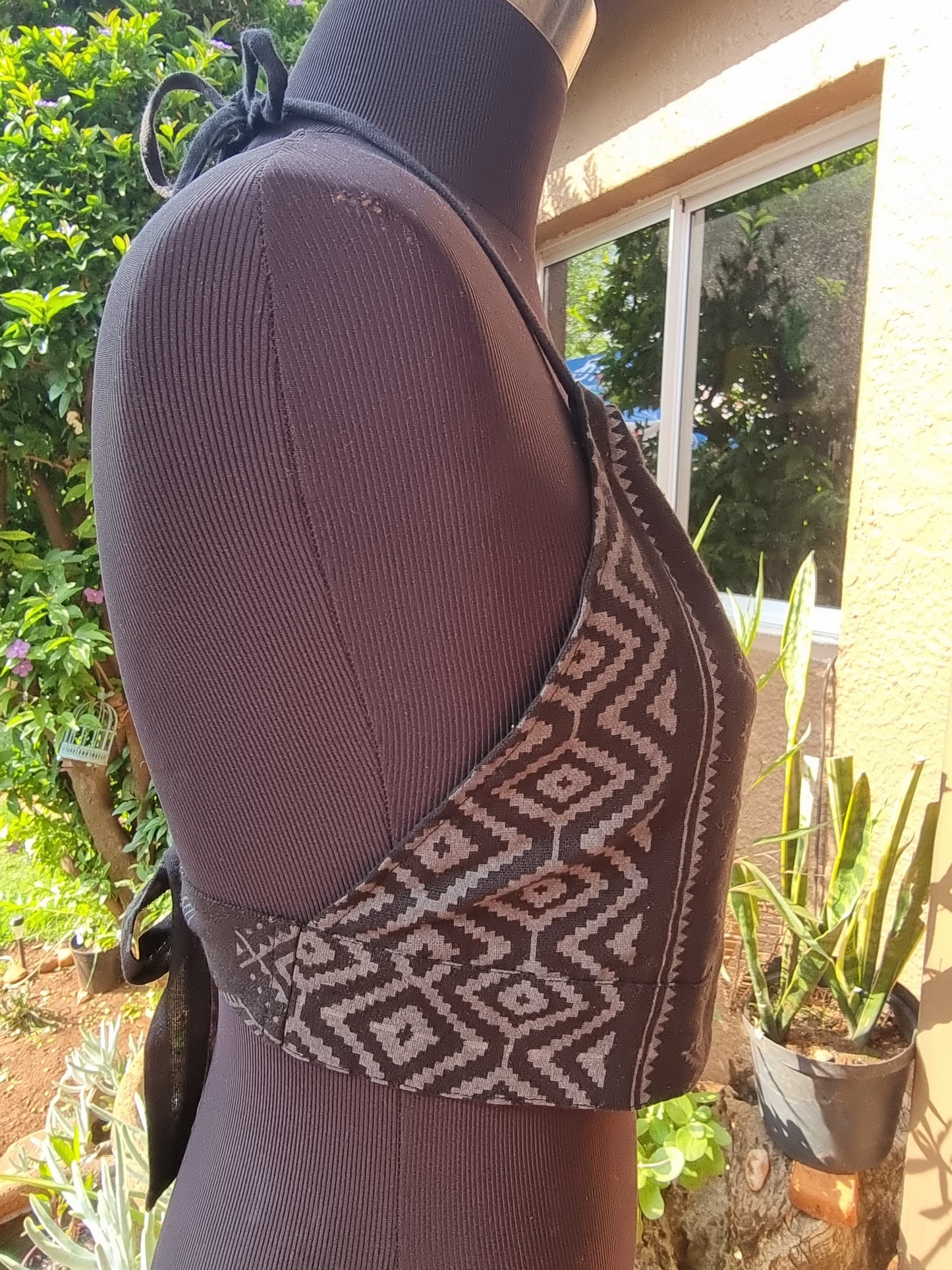 Cotton Block Print Top