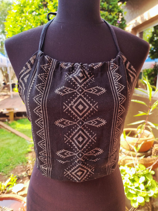 Cotton Block Print Top