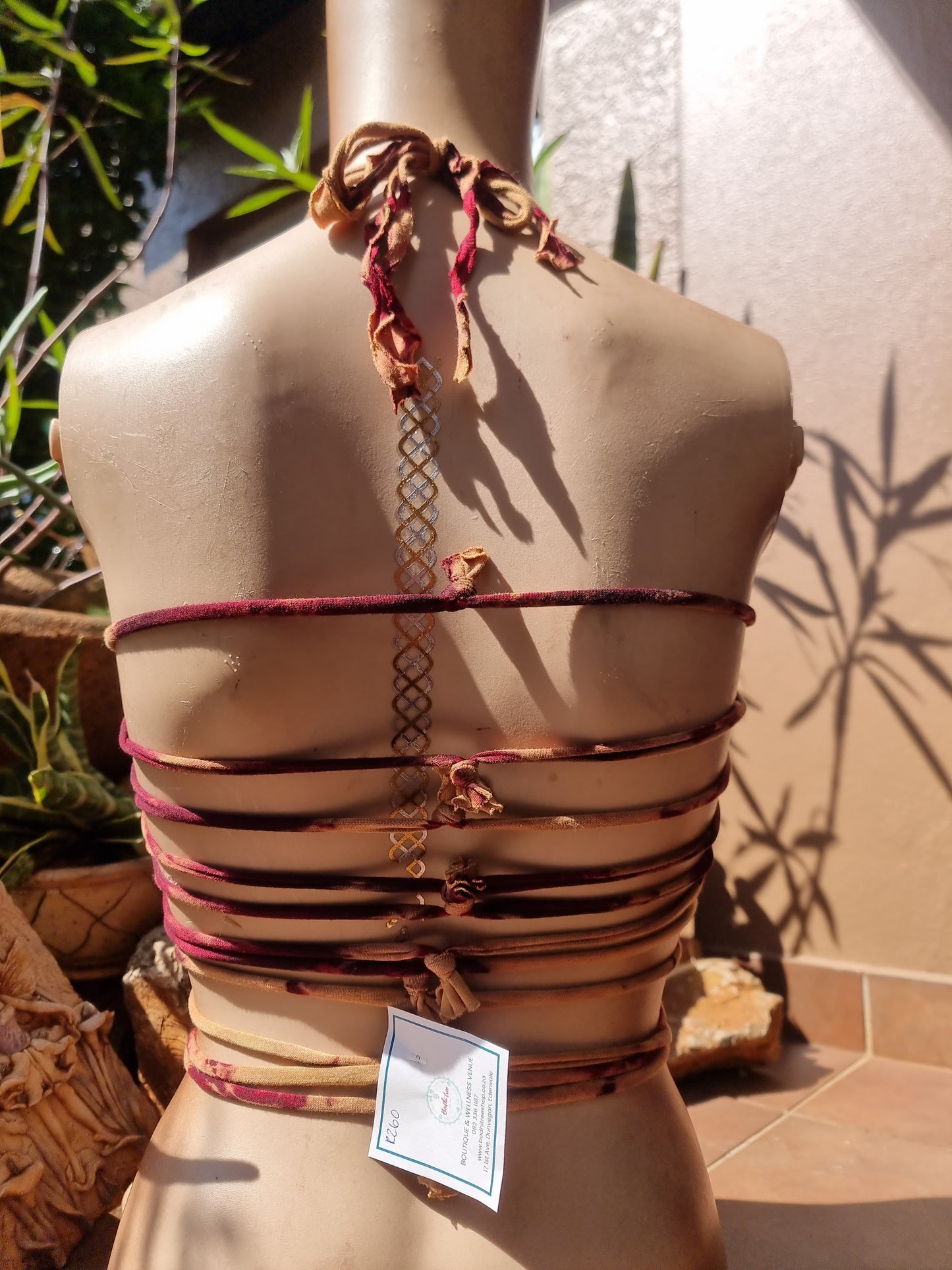 Distressed Tie Dye Top