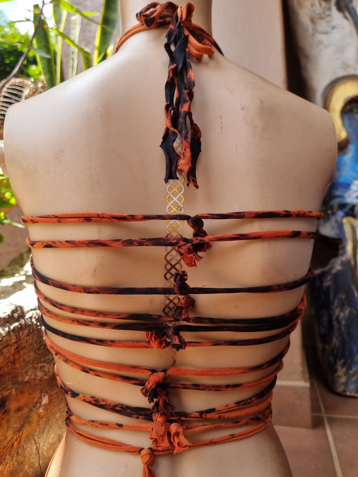 Distressed Tie Dye Top