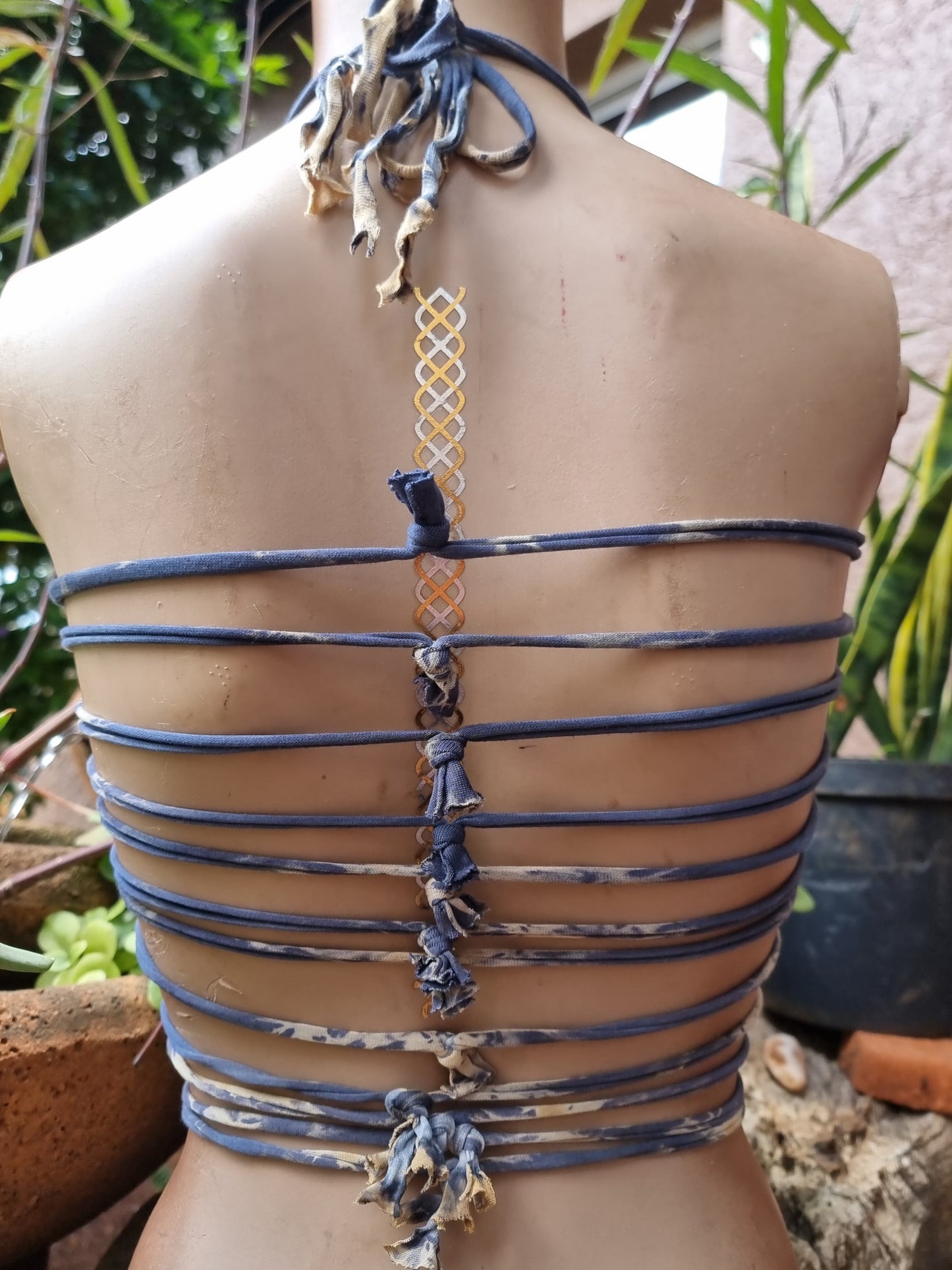 Distressed Tie Dye Top