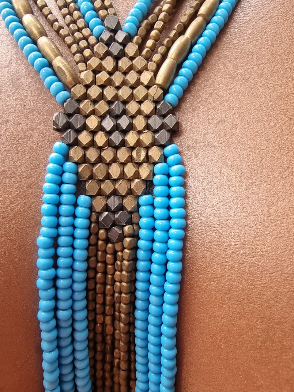 Cleopatra Brass Necklace