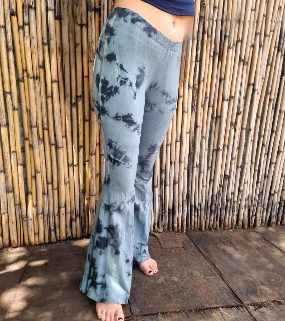 Storm Cloud Yoga Bell Bottoms