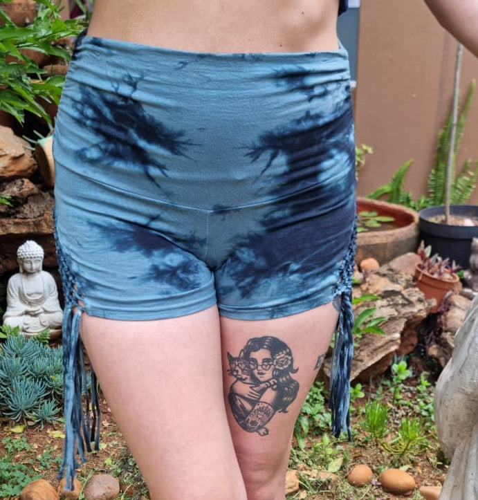 Mesh High Waisted Yoga Shorts