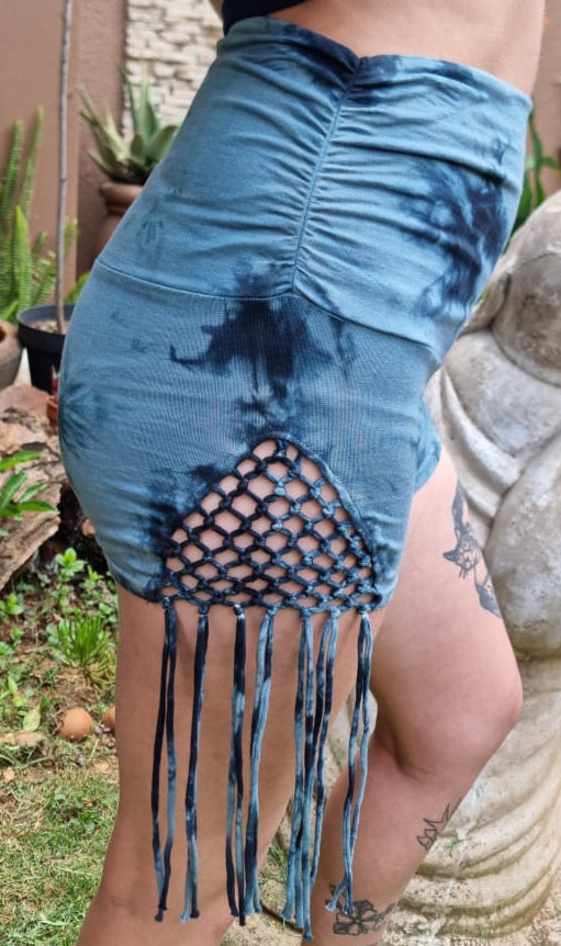 Mesh High Waisted Yoga Shorts