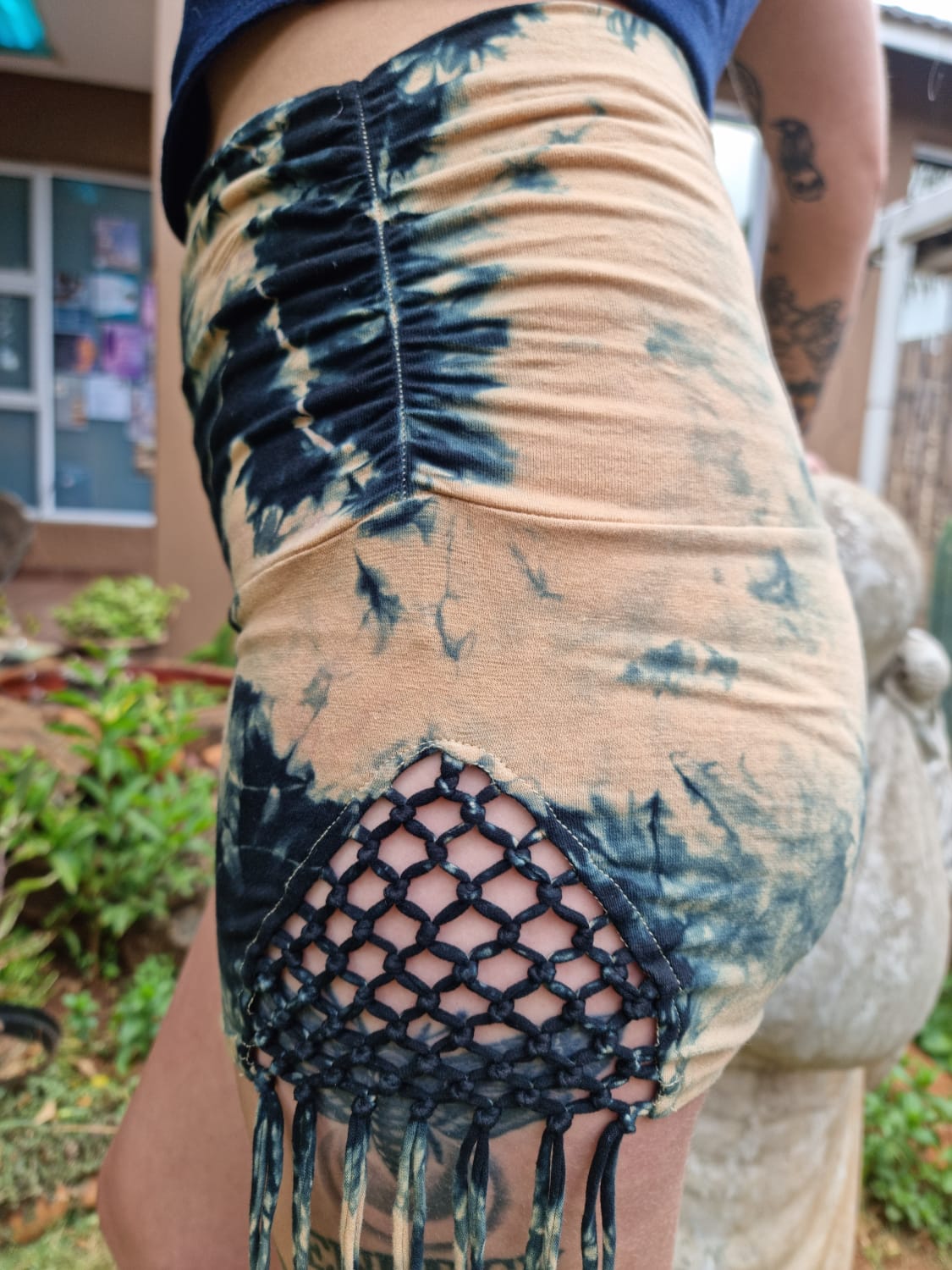 Mesh High Waisted Yoga Shorts