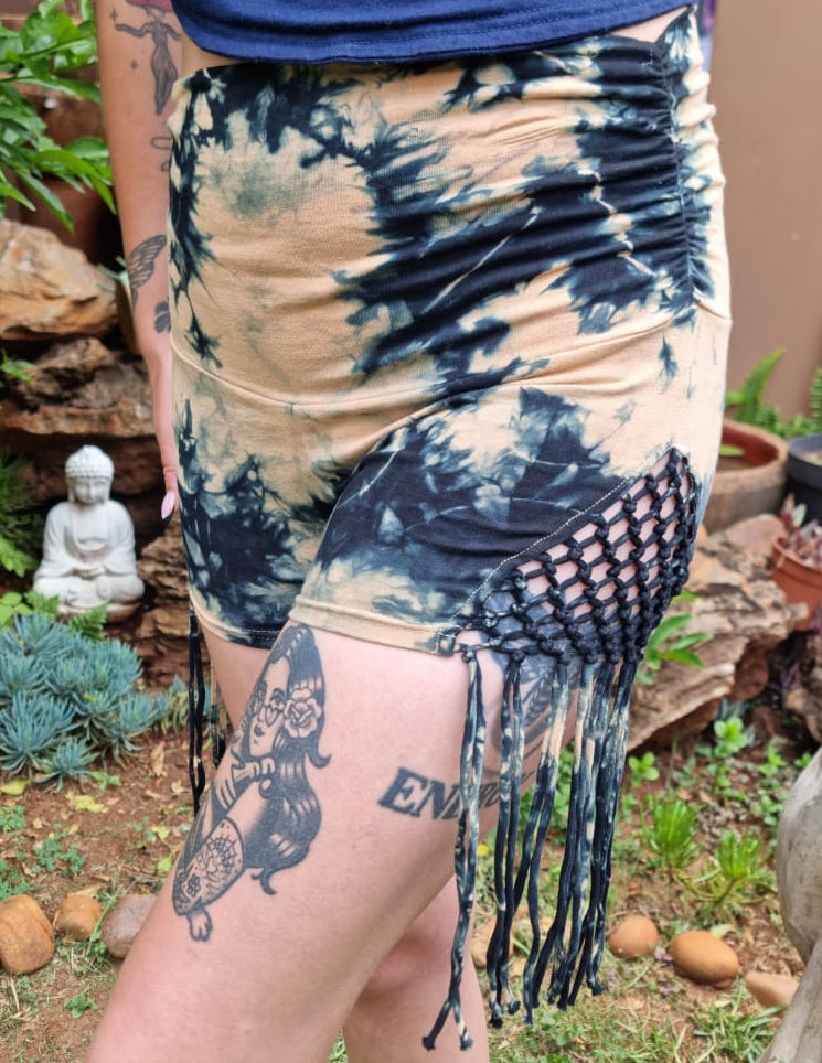 Mesh High Waisted Yoga Shorts