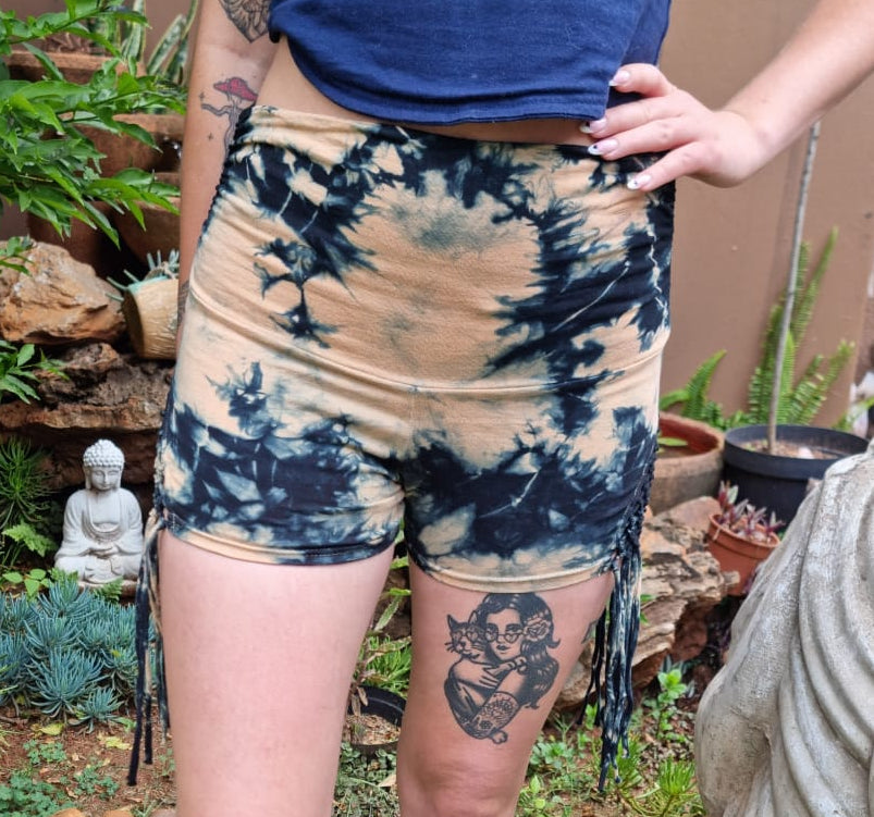 Mesh High Waisted Yoga Shorts