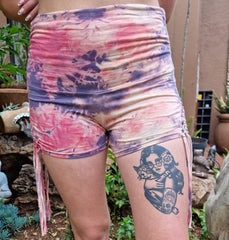 Mesh High Waisted Yoga Shorts