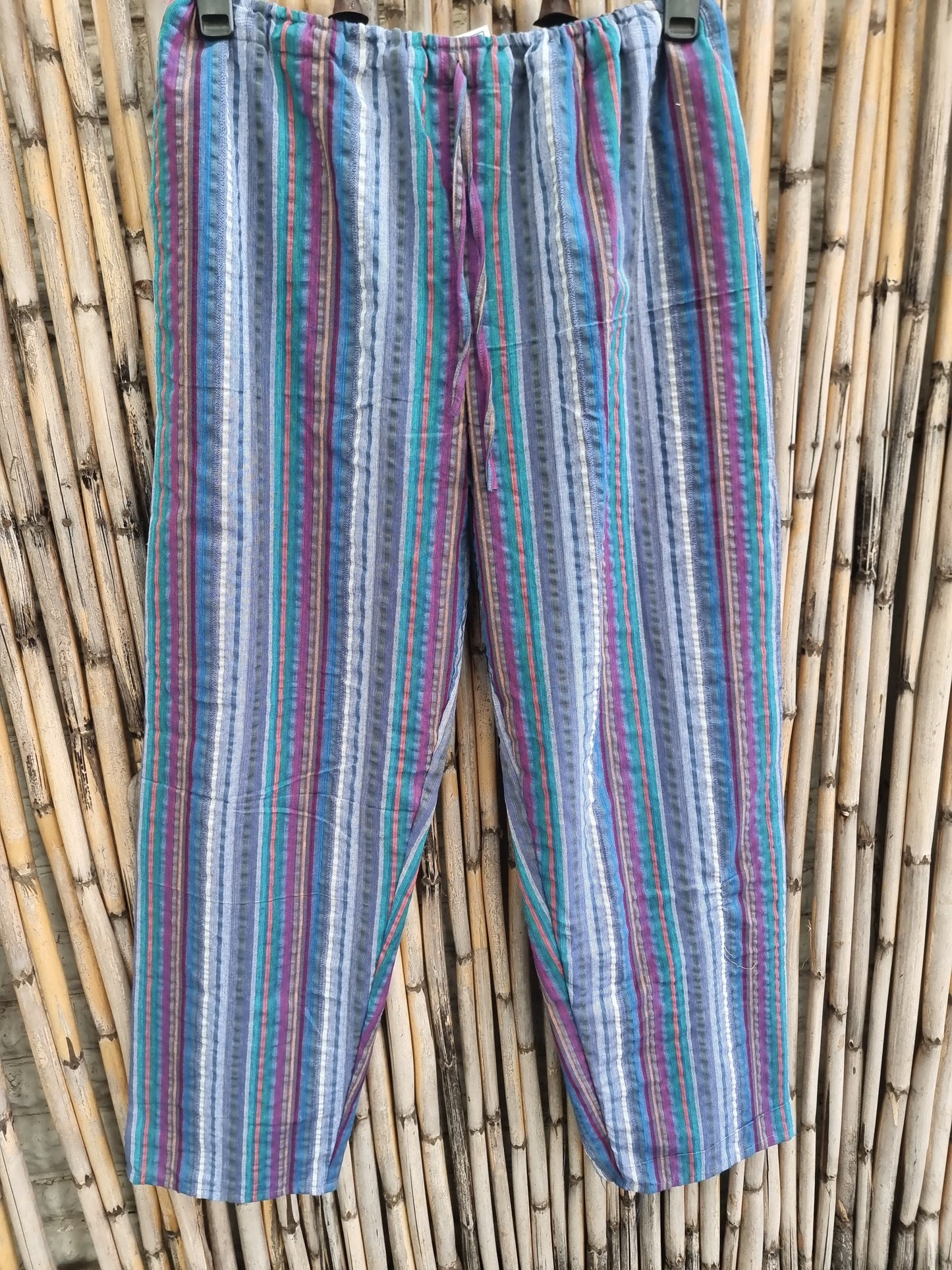 Striped Cotton Pants