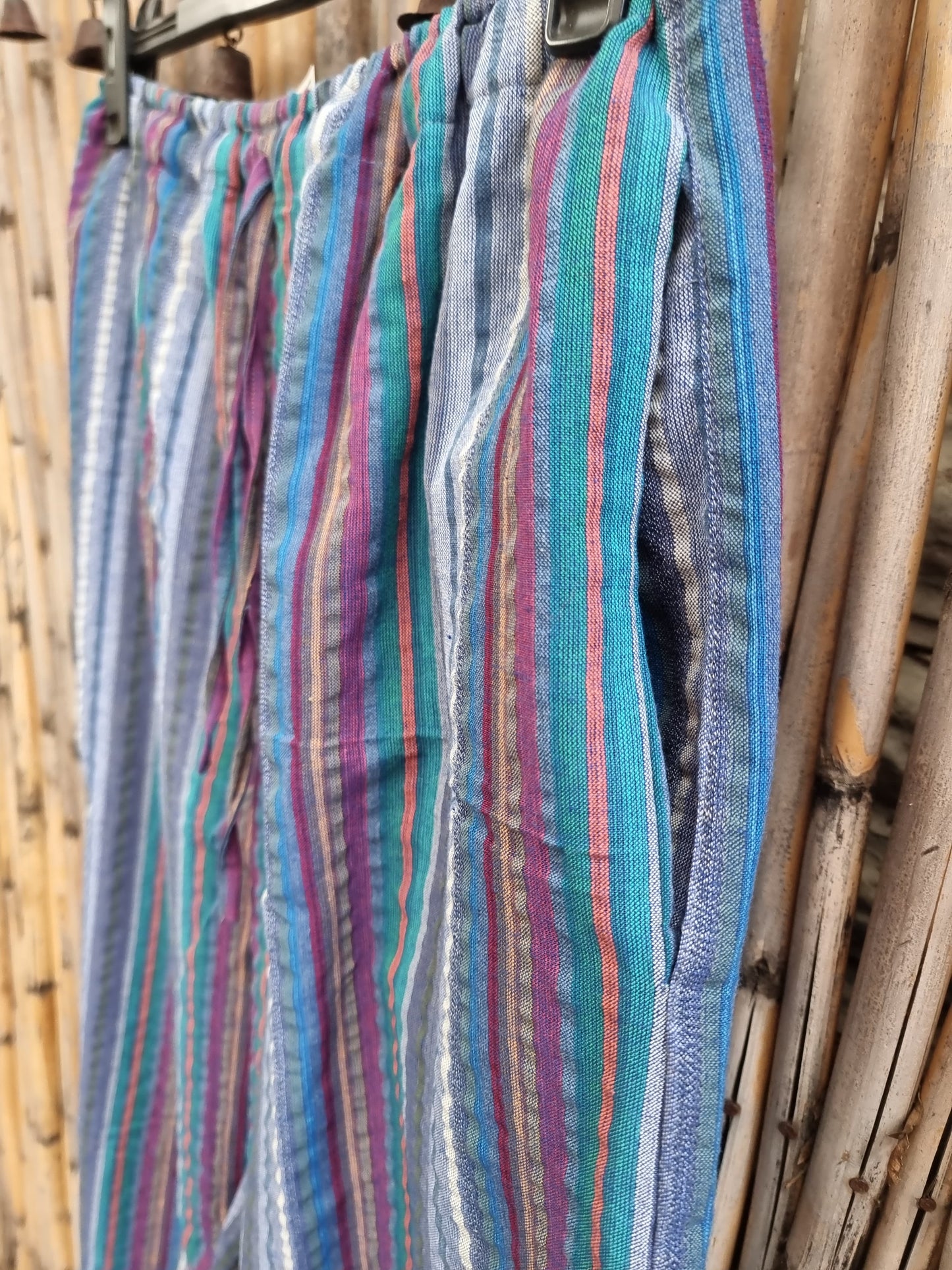 Striped Cotton Pants