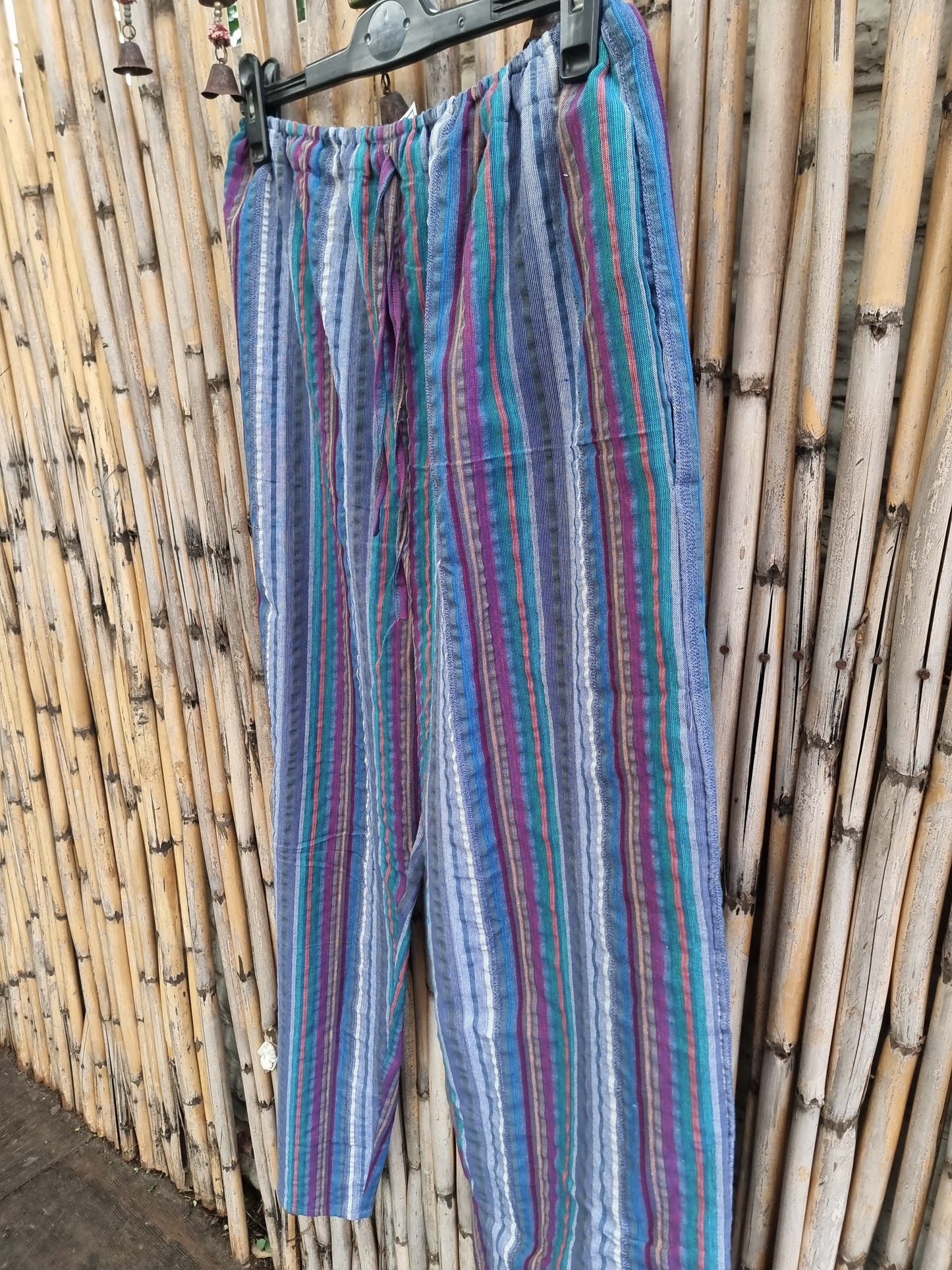 Striped Cotton Pants