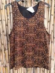 Sleeveless Geometric Tank Top