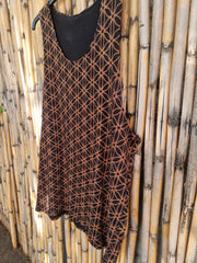 Sleeveless Geometric Tank Top