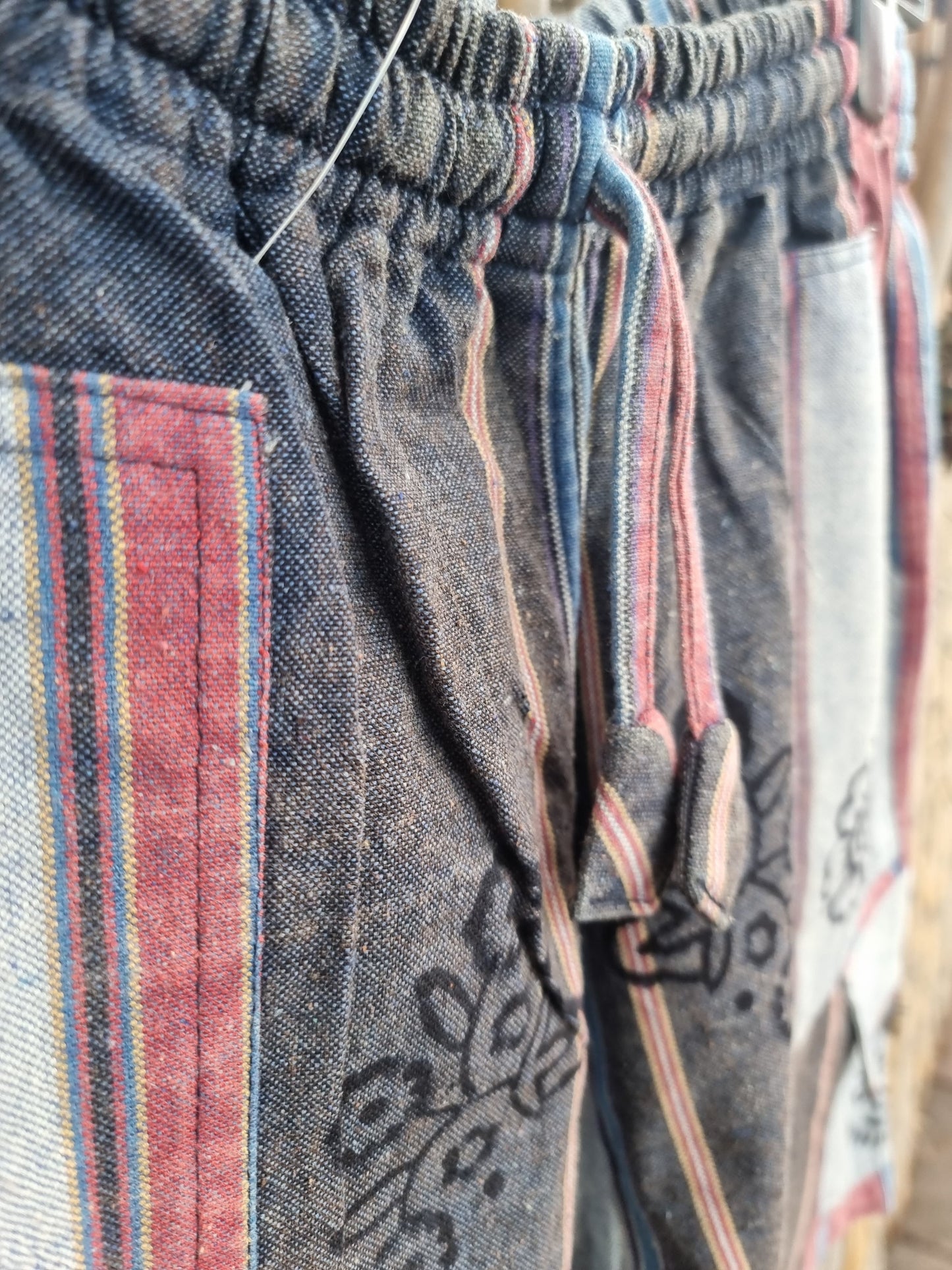 Cotton Patchwork Shorts