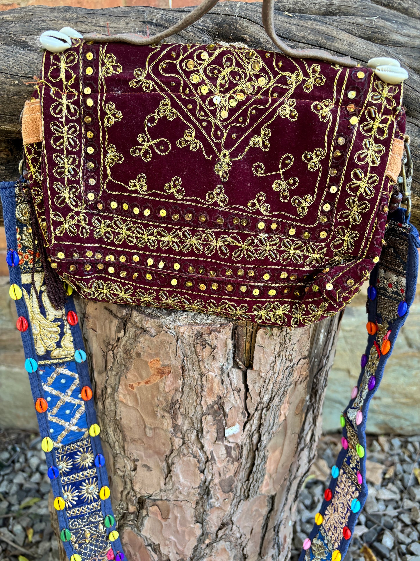 Cowrie Shell Hand-Bag