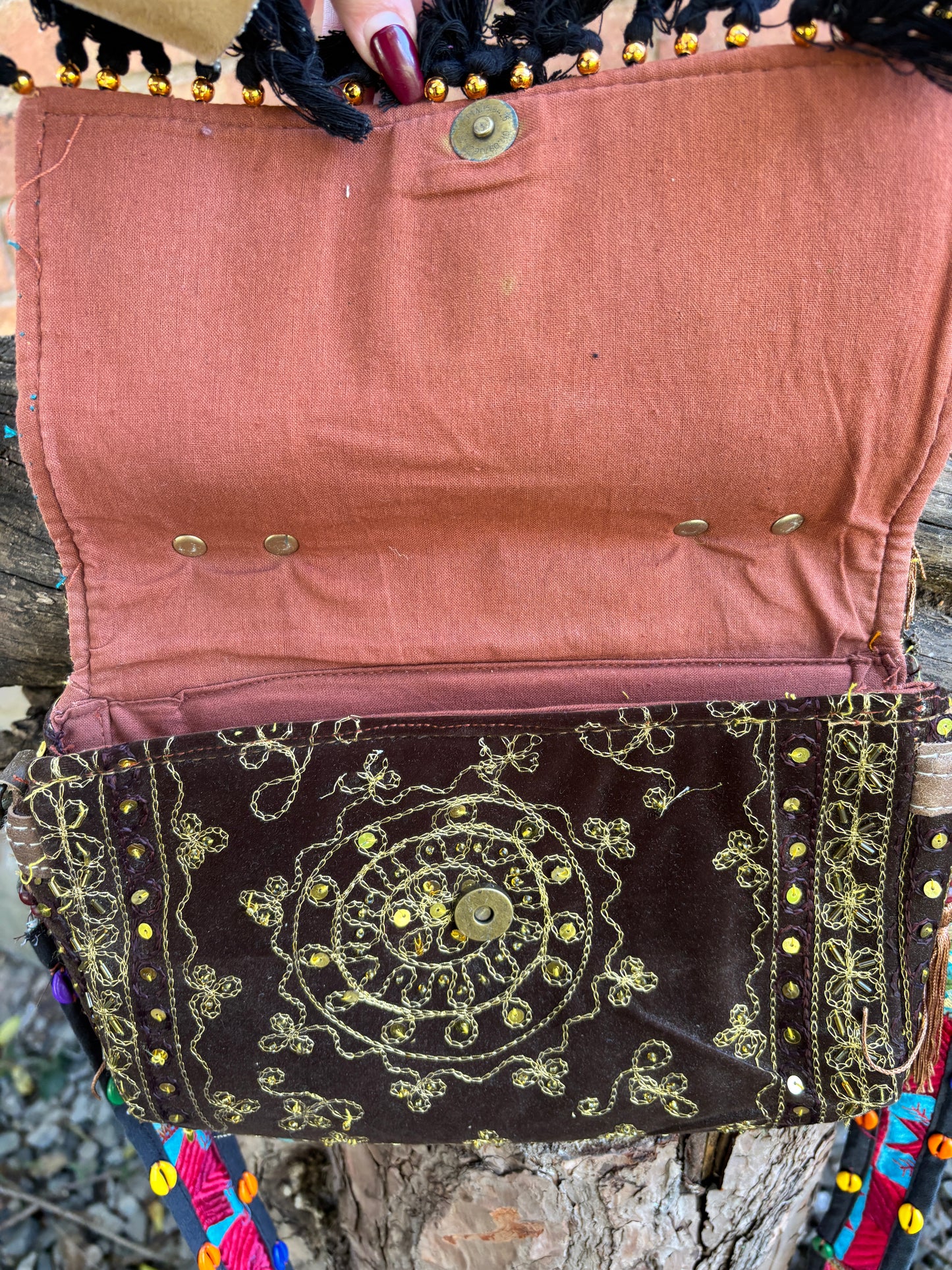 Cowrie Shell Hand-Bag