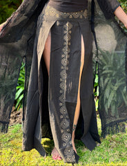 Cotton Slit Skirt