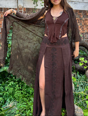 Cotton Mesh Kimono