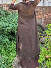 Cotton Mesh Kimono