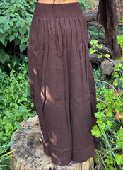 Cotton Slit Skirt