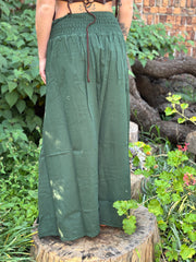 Cotton Slit Skirt