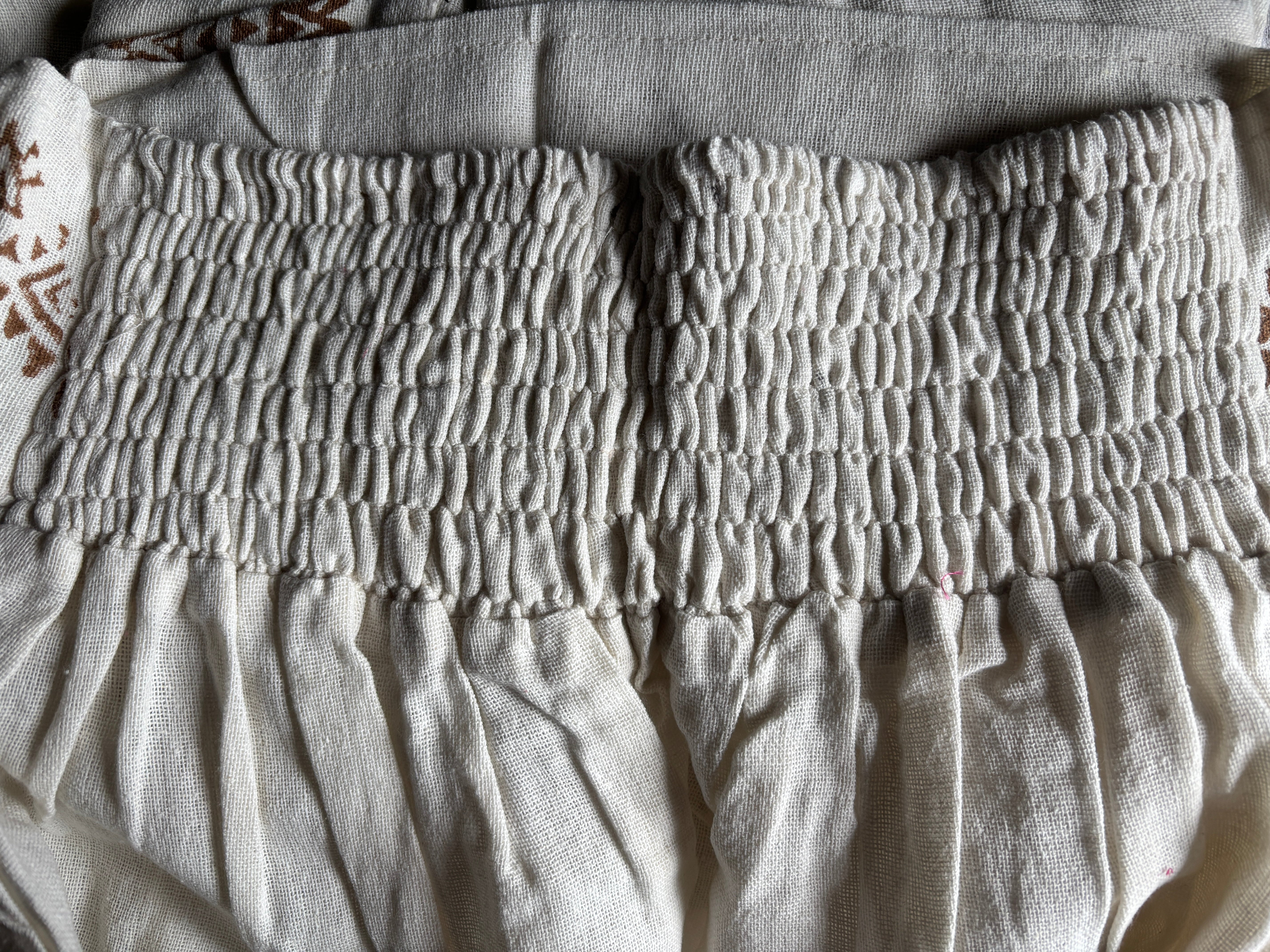 Cotton Slit Skirt