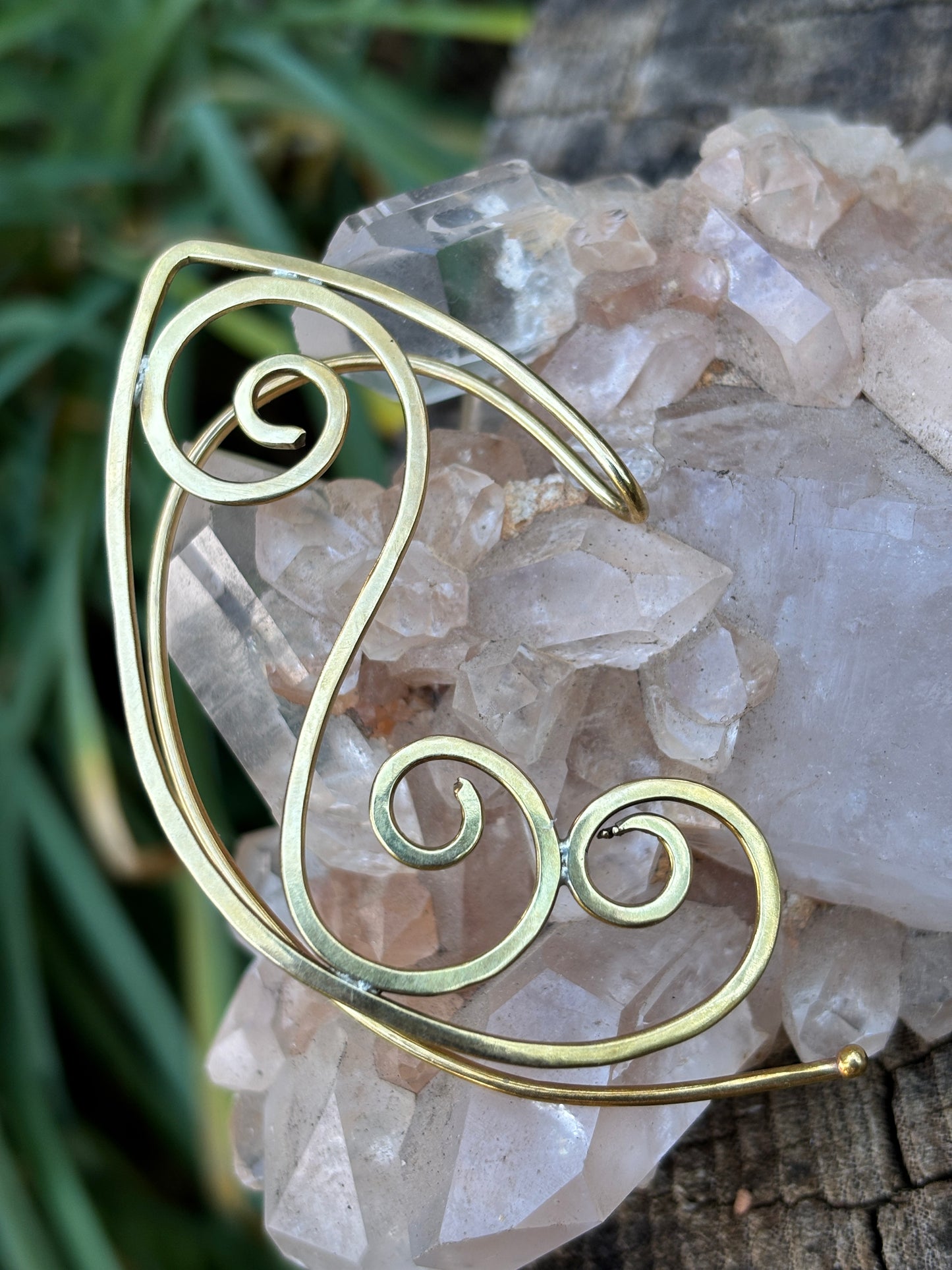 Brass Pixie Ear Cuffs