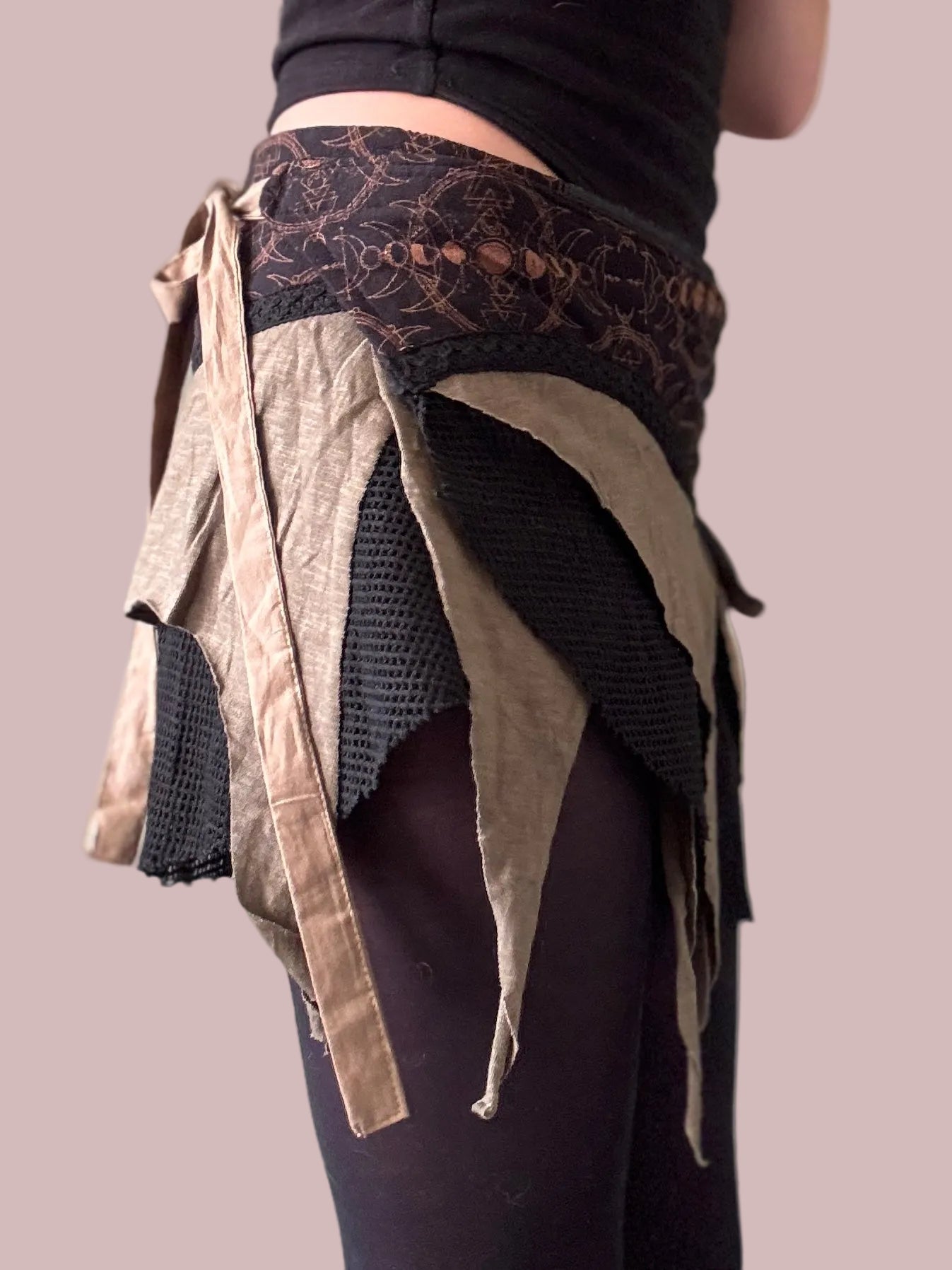 River Glow Fairy Wrap Mini Skirt