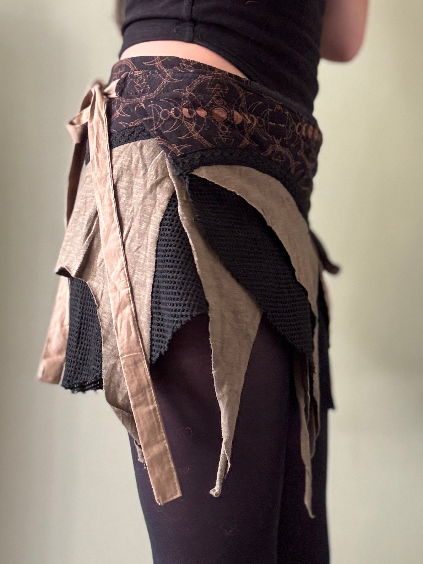 River Glow Fairy Wrap Mini Skirt