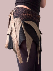River Glow Fairy Wrap Mini Skirt