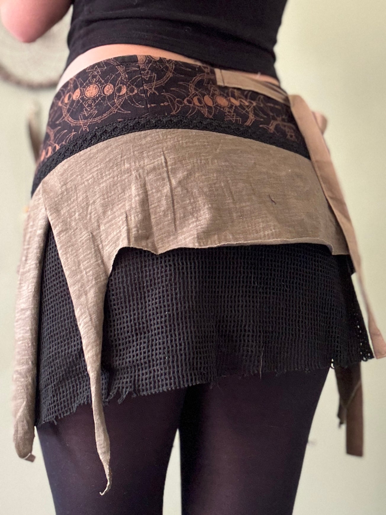 River Glow Fairy Wrap Mini Skirt