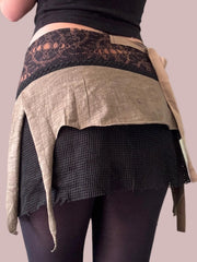 River Glow Fairy Wrap Mini Skirt
