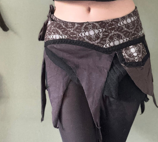 Misty Woods Fairy Wrap Mini Skirt