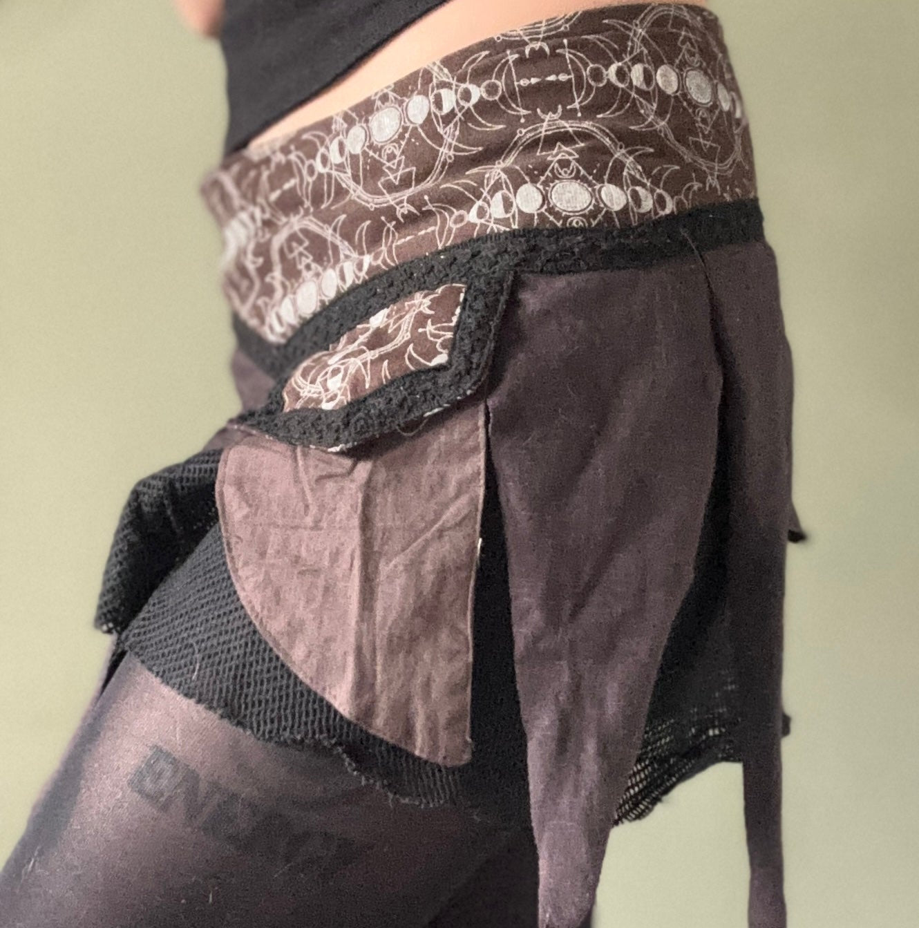 Misty Woods Fairy Wrap Mini Skirt
