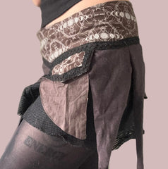 Misty Woods Fairy Wrap Mini Skirt