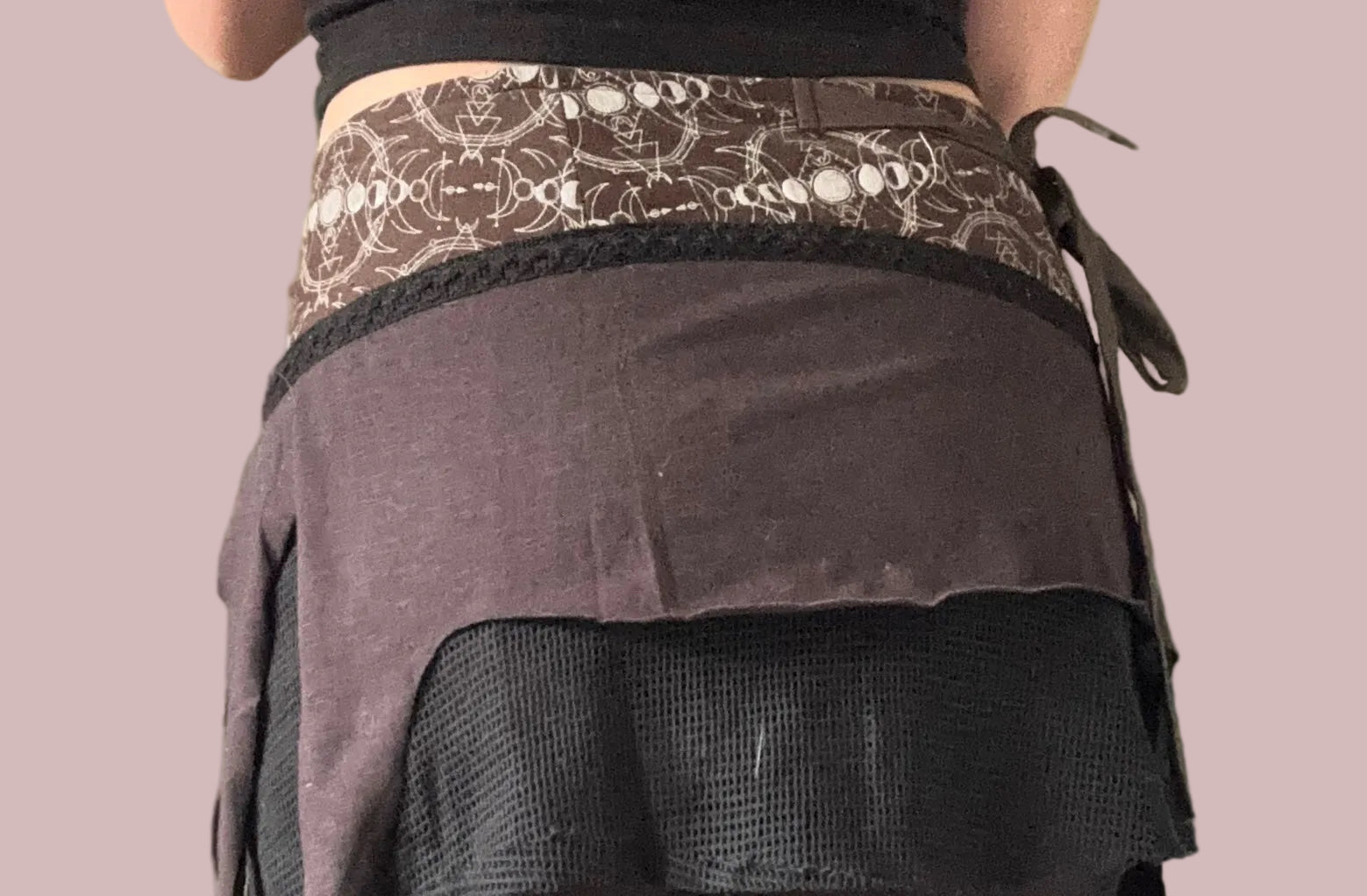 Misty Woods Fairy Wrap Mini Skirt