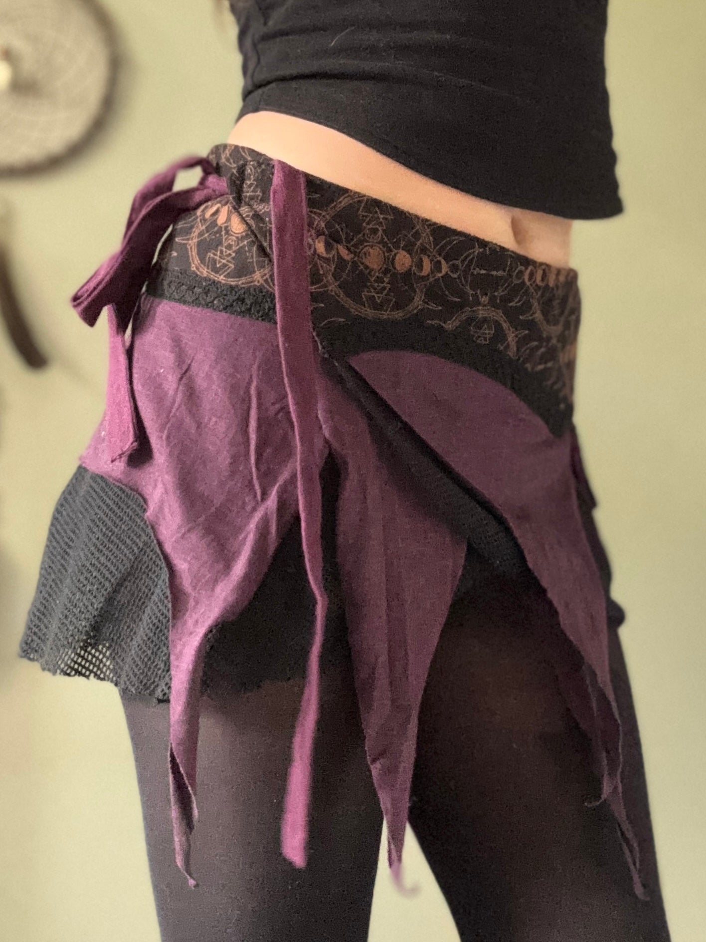 Sugar Plum Fairy Wrap Mini Skirt