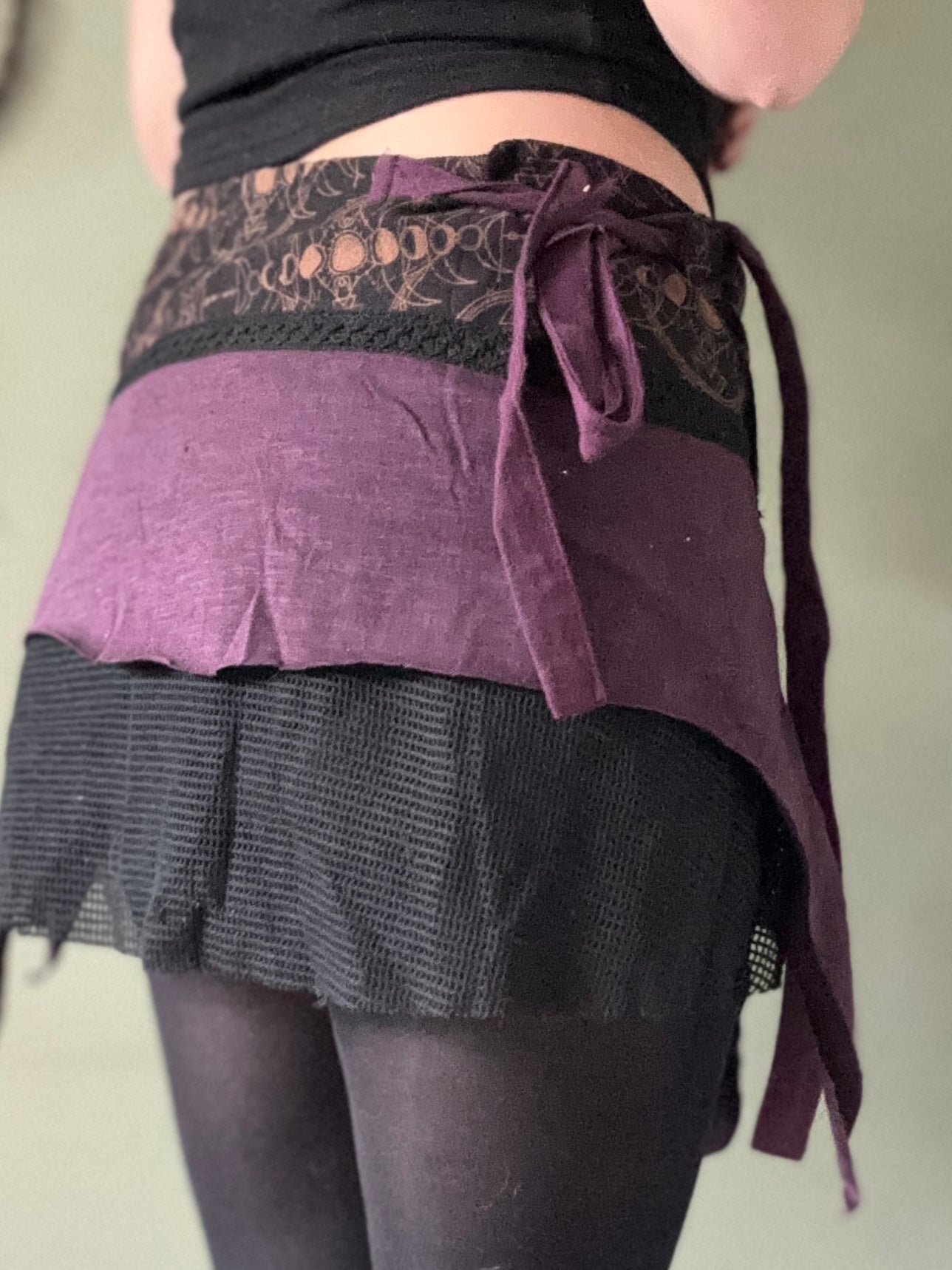 Sugar Plum Fairy Wrap Mini Skirt