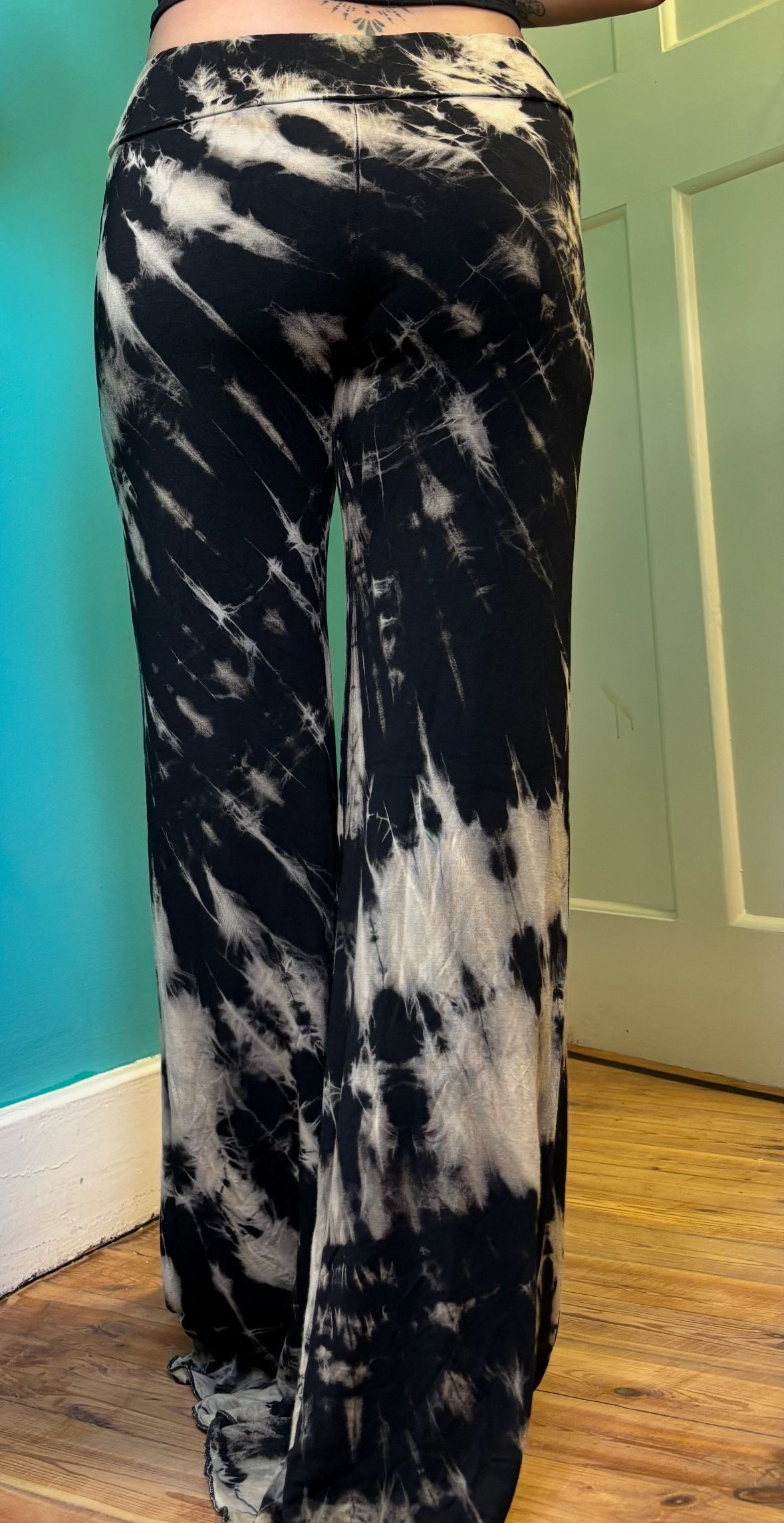 Tie-Dye Bell Bottom Pants