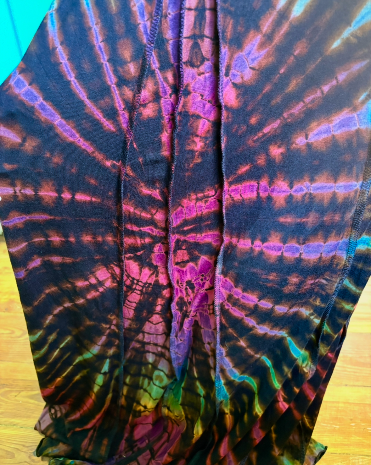 Tie-Dye Bell Bottom Pants