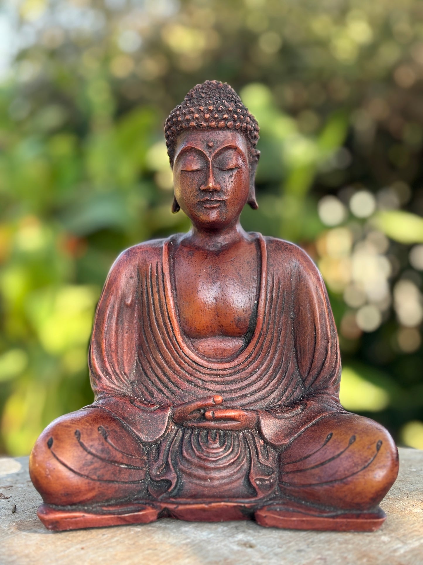 Wooden Buddha Statue
