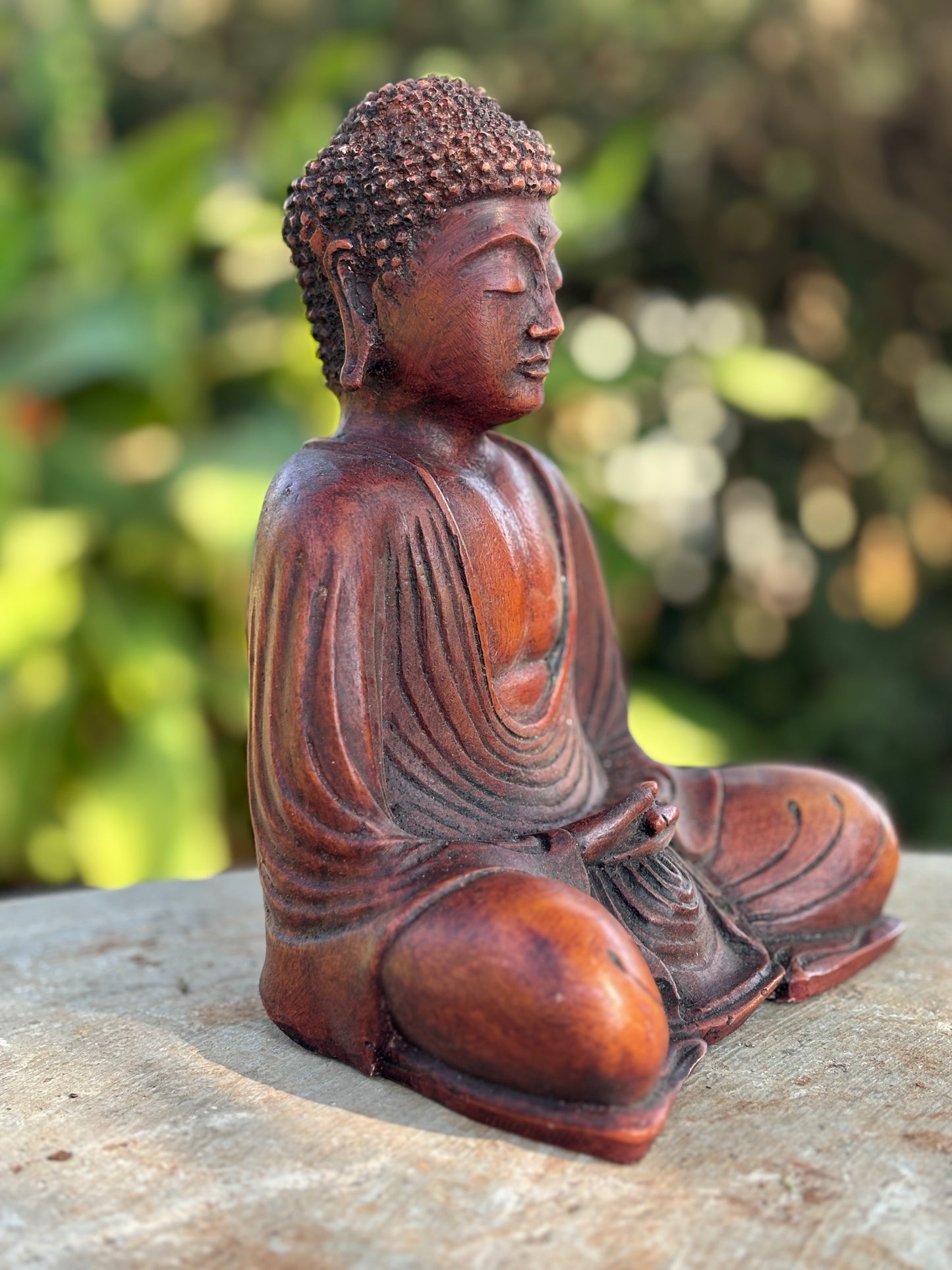 Wooden Buddha Statue