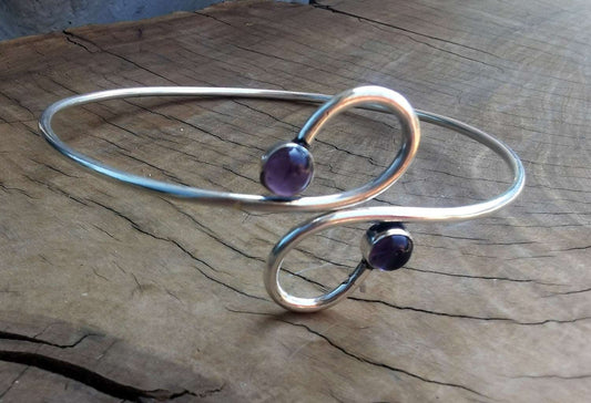 Amethyst Upper Arm Bracelet