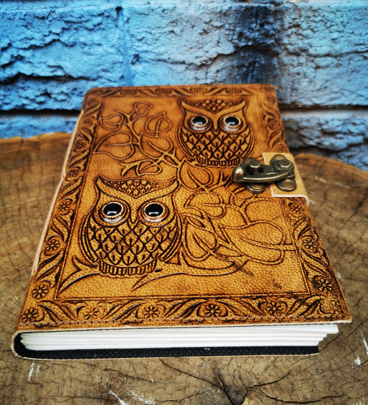 Owl Leather Journal