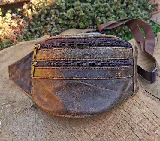 Buffalo Leather Moon bag